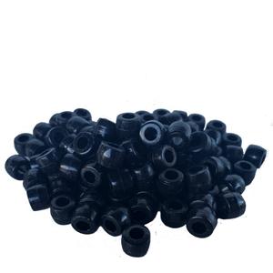 Нанизанные шарики из бисера #Черный Inna Marka