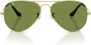 Солнцезащитные очки Ray-Ban RB3025 Classic Aviator, Gold/Green