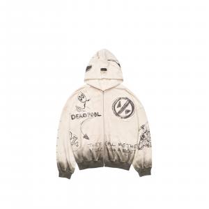 XVESSEL Свитшот VESSEL x MARVEL унисекс белый