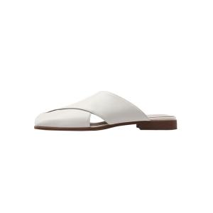 Женские тапочки с закрытым носком Yeezyy Reezy, белые