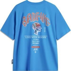 LINING Футболка Badfive 1 мужская Interstellar Blue