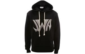 Худи с принтом логотипа JW Anderson, черный