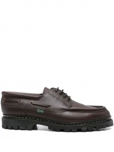 Кожаные туфли Chimey на шнуровке Paraboot, коричневый