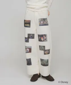 Белоснежка/Штаны с принтом Kbf, цвет Ivory