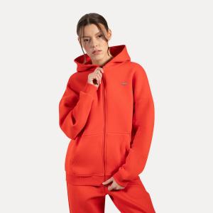 SMILODOX Женская толстовка с капюшоном на молнии Lyanna Red