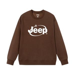 Детский свитшот с круглым вырезом Moderate Jeep, coffee