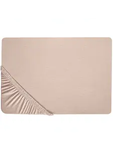 Простыня Beliani Bettlaken HOFUF, бежевый