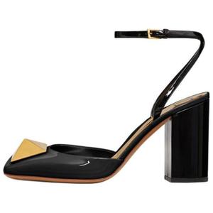 Valentino Туфли на высоком каблуке с одной шпилькой, черные, женские