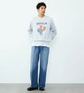 Свитер Lee с винтажным принтом/толстовка с принтом