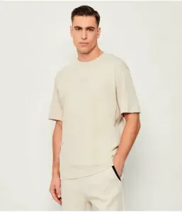 Футболка 10 oversize fit Boss Green, бежевый