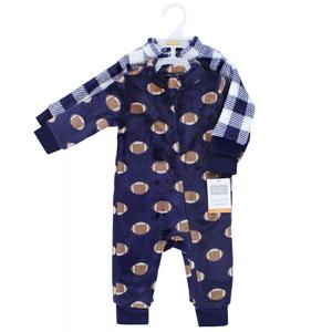 Hudson Baby Infant Boy Плюшевые комбинезоны, Футбол Hudson Baby