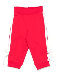 Спортивные брюки с лампасами Monnalisa, красный
