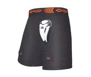 Мужские свободные хоккейные шорты Shock Doctor с чашкой BioFlex