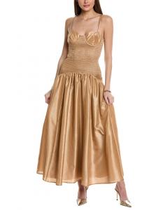 Платье макси Hutch Lietta, бежевый