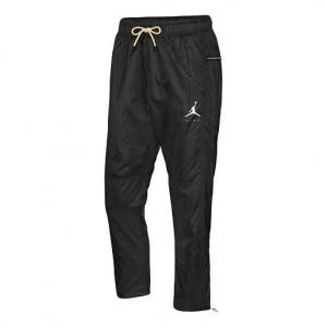 Спортивные штаны Men's Air Jordan Solid Color Logo Training Casual Bundle Feet Sports Pants/Trousers/Joggers Black, мультиколор