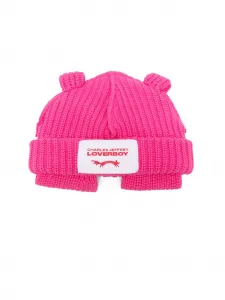 Шапка с торчащими ушками Charles Jeffrey Loverboy, розовый