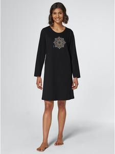 Comtessa Черная ночная рубашка