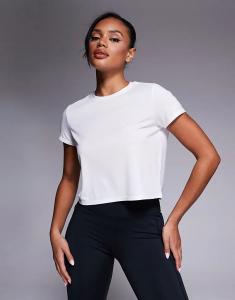 Футболка Box Fit из быстросохнущего трикотажа 4505 Белого цвета