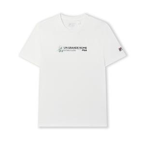 FILA Футболка с коротким рукавом мужская cloud white