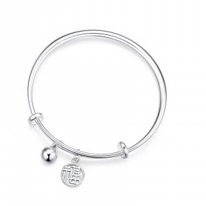 Браслет из сплава Jodie&Kevin для женщин Jodie＆Kevin, серебро