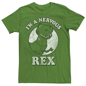Мужская футболка Disney/Pixar's Toy Story I'm A Nervous Rex Dinosaur Disney / Pixar, цвет Kelly