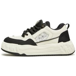 Кеды, скейтборд обувь женская низкая Teenmix, бежевый/черный