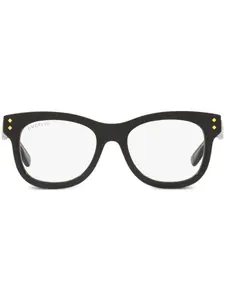 Очки в квадратной оправе Gucci Eyewear, черный