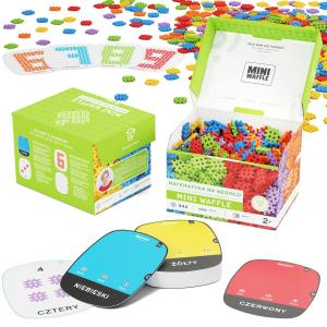 MARIOINEX БЛОКИ МИНИ-ВАФЛИ EDU FUN MATHEMATICS 444 ШТ, рабочие карты