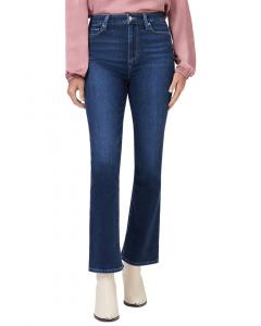 Джинсы PAIGE Claudine Beach Break с высокой посадкой и расклешенной юбкой Paige, синий