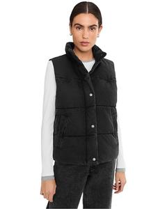 Женская джинсовая пуховик-жилет Levi's Denim Puffer, Black Wash
