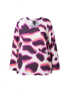 Блузка темно-сливового цвета Ulla Popken