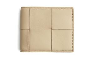 Кожаный кошелёк Trumpets для мужской коллекции тауп Bottega Veneta