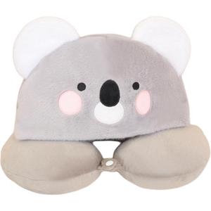 Happy Fish Bear Head Cap Hats & Caps Cute Animal Brown Bear Hooded U Shaped Neck Protection Doll Products