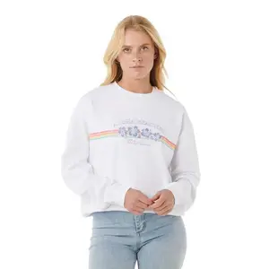 Толстовка Rip Curl Keepsakes Relaxed Crew, белый