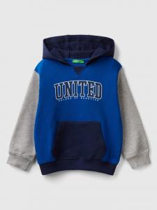 Benetton Худи сине-серого цвета