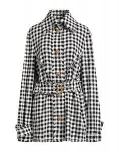 Тренчкот Balmain, черный