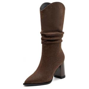 DAPHNE Коричневые женские ботильоны, цвет Brown