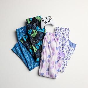 Пижамные брюки для мальчиков 6-16 лет Cuddl Duds, Blue Gray Plaid