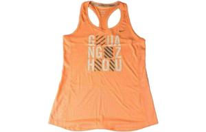 Спортивный жилет женский оранжевый Nike