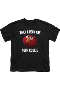 Футболка с коротким рукавом "Elmo Rock Your Cookie" от Sesame Street для детей Gildan, черный