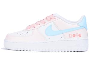 Детские скейтерские кроссовки Air Force 1 для школьников Nike, розовый