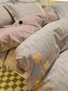 MIDO HOUSE Комплект постельного белья 1,8 м, 4 предмета, пододеяльник 200x230 см, цвет New Era - Coffee