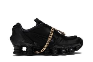 Кроссовки Nike Comme des Garçons x Wmns Shox TL 'Black', черный