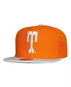 Мужская бейсболка Tennessee Orange, White Tennessee Volunteers 2-Tone 2.0 Snapback Mitchell & Ness