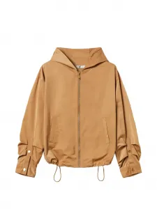 Куртка со складками TWINSET, бежевый