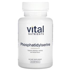 Фосфатидилсерин Vital Nutrients, 60 таблеток