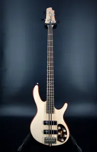 Бас-гитара Cort A4 Plus FMMH OPN Artisan Series из фигурного клена/махагон, 4 струны - натуральный с открытыми порами