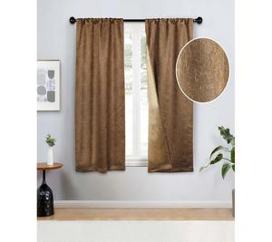 Комплект из 2 плотных штор Senna Textured Blackout, 26" x 63" Superior, Brown