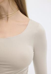 Топ с длинными рукавами Even&Odd, бежевый