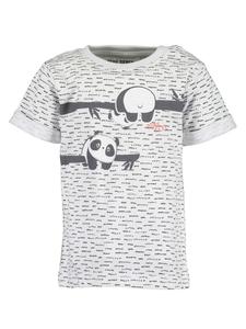 Детская рубашка унисекс с короткими рукавами белого цвета Blue Seven